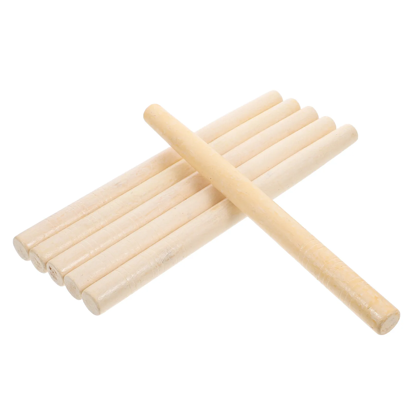 6Pcs Long Wooden Handle Set Farm Tool Replacement for Hatchet Shovel Hoe Garden Repair Tools 38Cm Tool Handle Garden Accessories