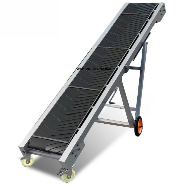 

High Quality Portable Mobile Conveyor Belt Adjustable Speed Grain Conveyor Made in China Price