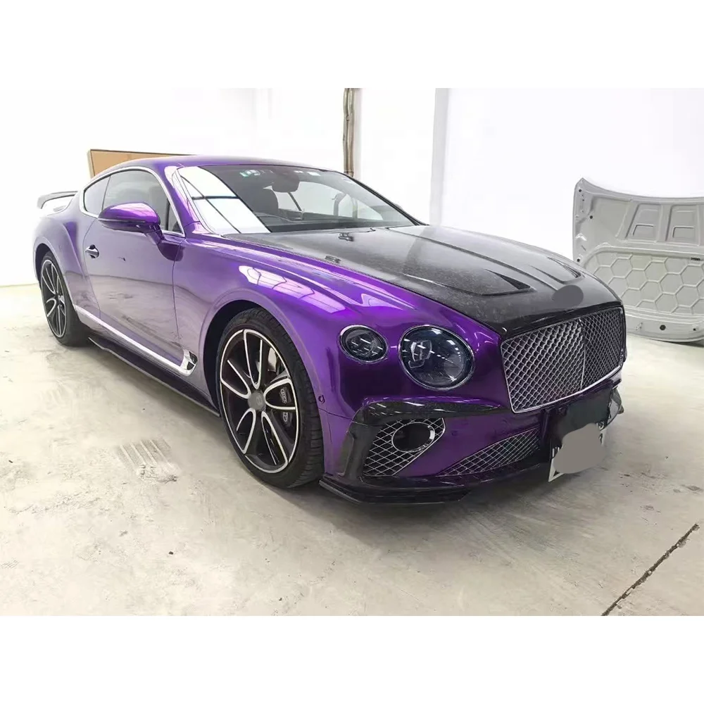 Custom Carbon Fiber Body Kit forBentley Continental GT 2018-24 Upgrade MSY Style Auto Part Front Lip Side Skirt Spoiler Diffuser