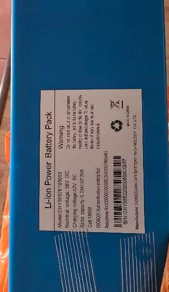 Custom link. UK price, using 26E model 18650 battery and BMS customized 36V 5200mAh 10S2P battery pack XT30+SYP(JST-female)