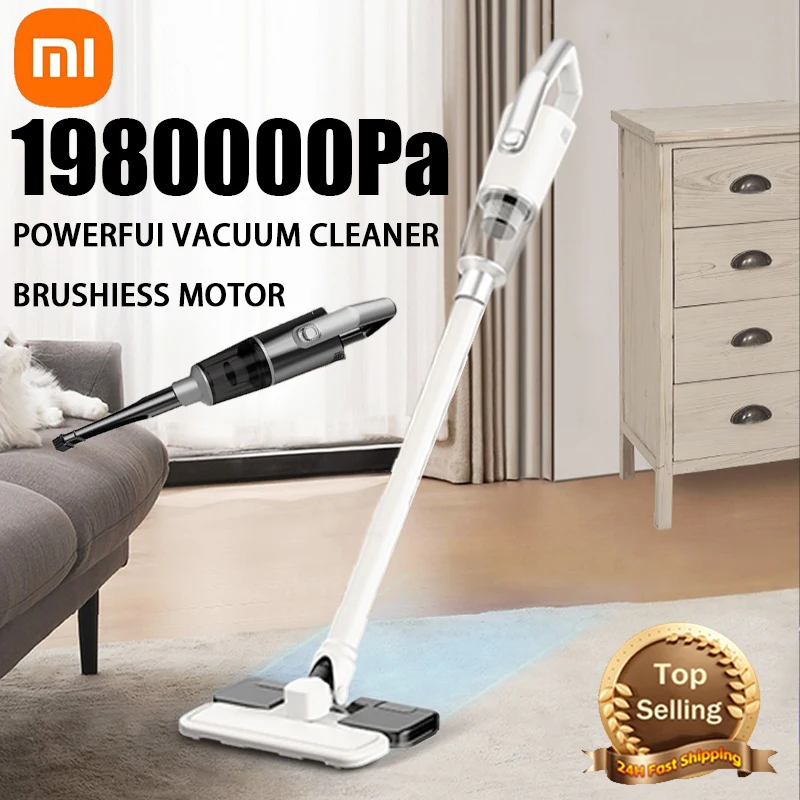 

Xiaomi 19800000Pa 8 in 1 Wireless Handheld Vacuum Cleaner High Power Multifunctional Floor Mopping With Water Tank Home Car Use