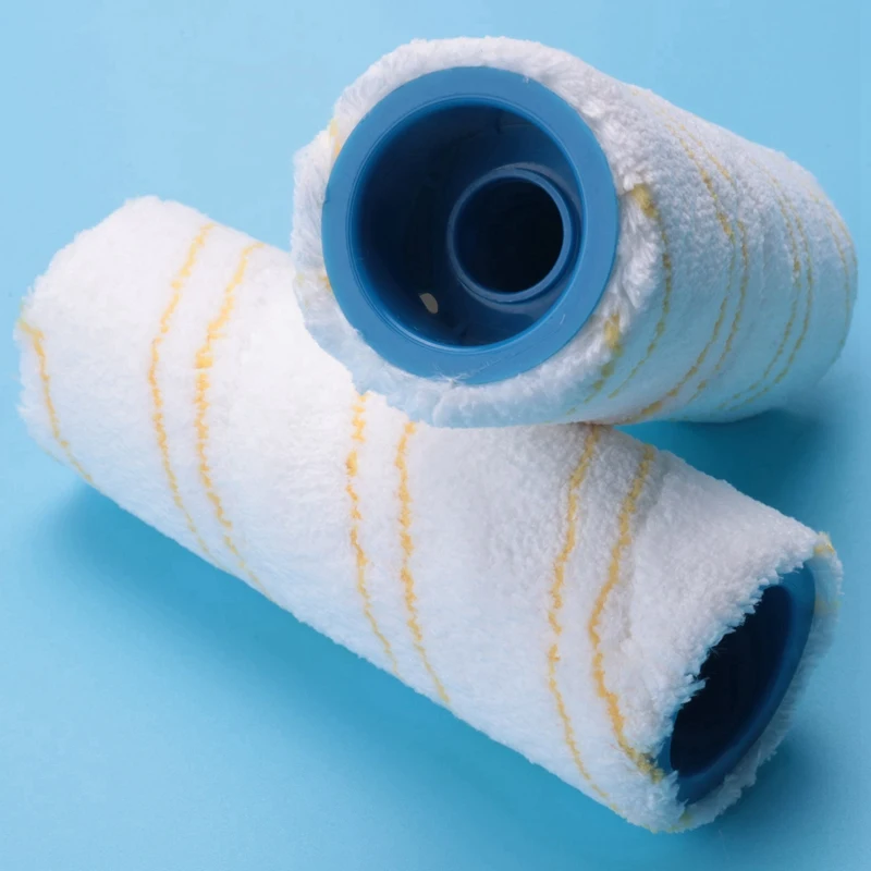 A05G-12 Pieces Set Of Rollers For Karcher FC5 FC7 FC3 FC3D Electric Floor Cleaner Replacement Rollers 2.055-006.0 Yellow