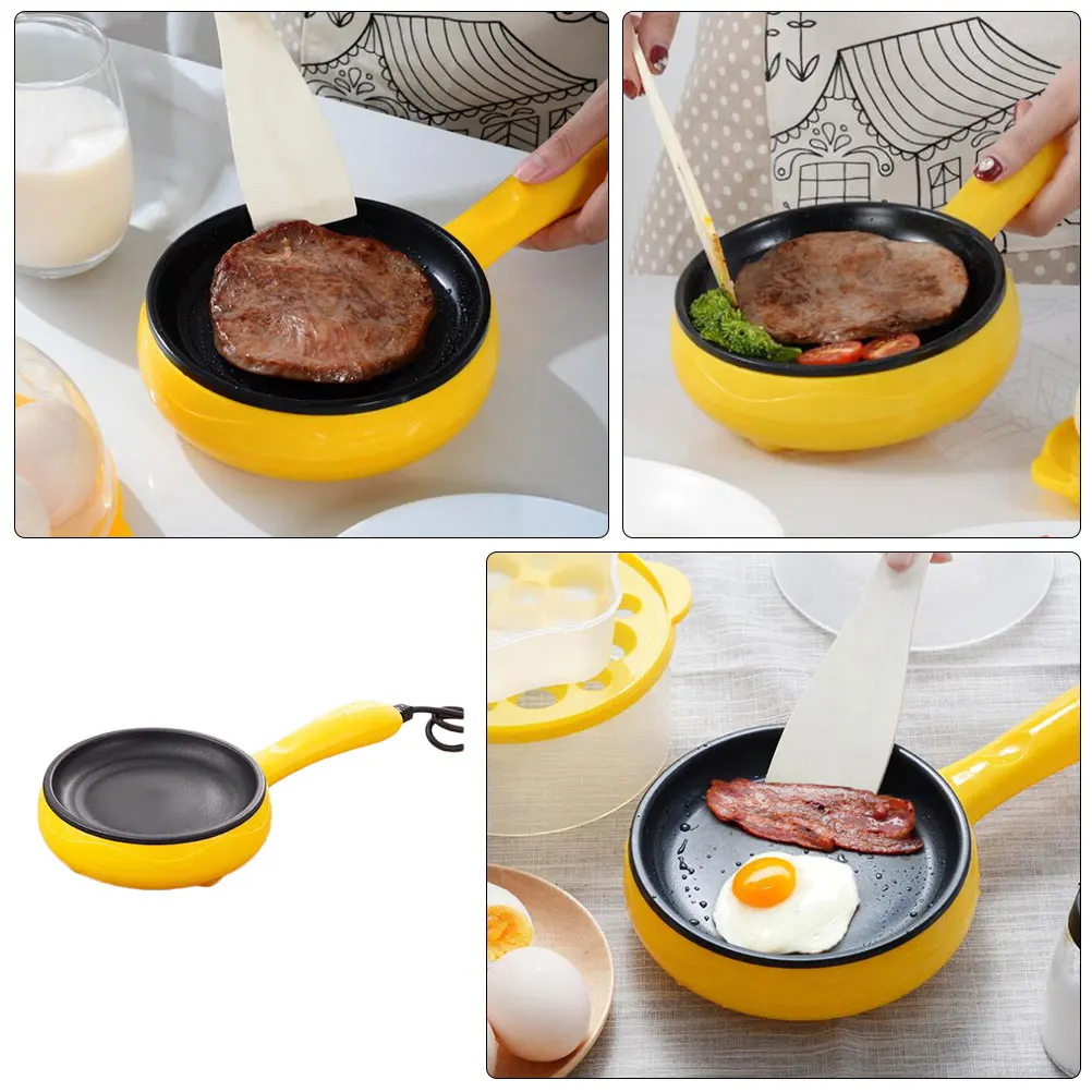 

Mini Frying Pan Non Stick Egg Pancake Pot Stainless Steel Cooking Easy Clean Kitchen Tool Electric Omelette Maker Portable Heat