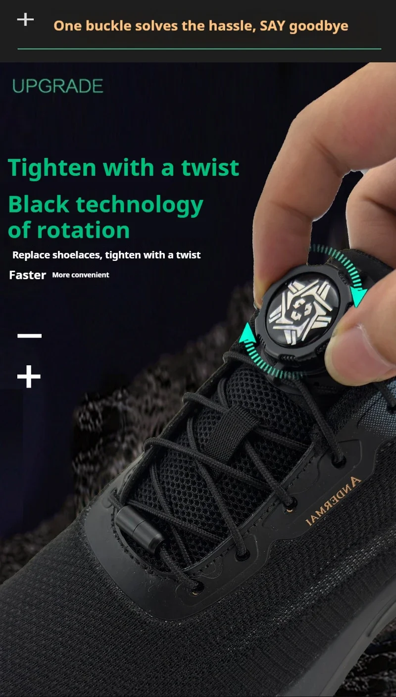 Upgraded No‑Tie Automatic Sneaker Laces Thick Rope Shoelaces with Swivel Metal Capsule Buckles Easy Installation