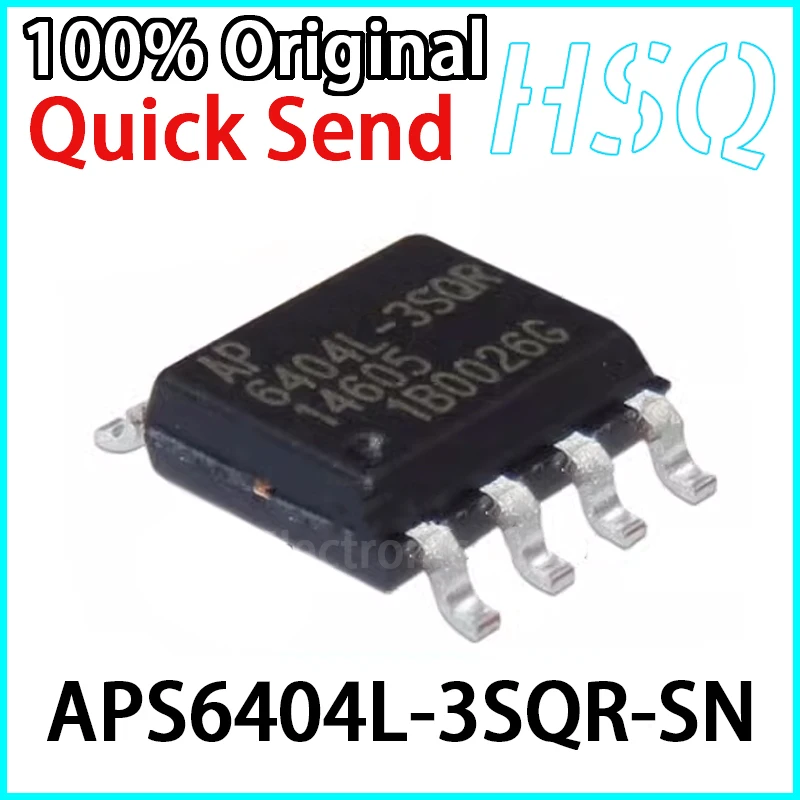 1 قطعة جديد APS6404L-3SQR-SN طباعة الشاشة الحريرية 6404L-3SQR SOP8 شريحة الذاكرة IC