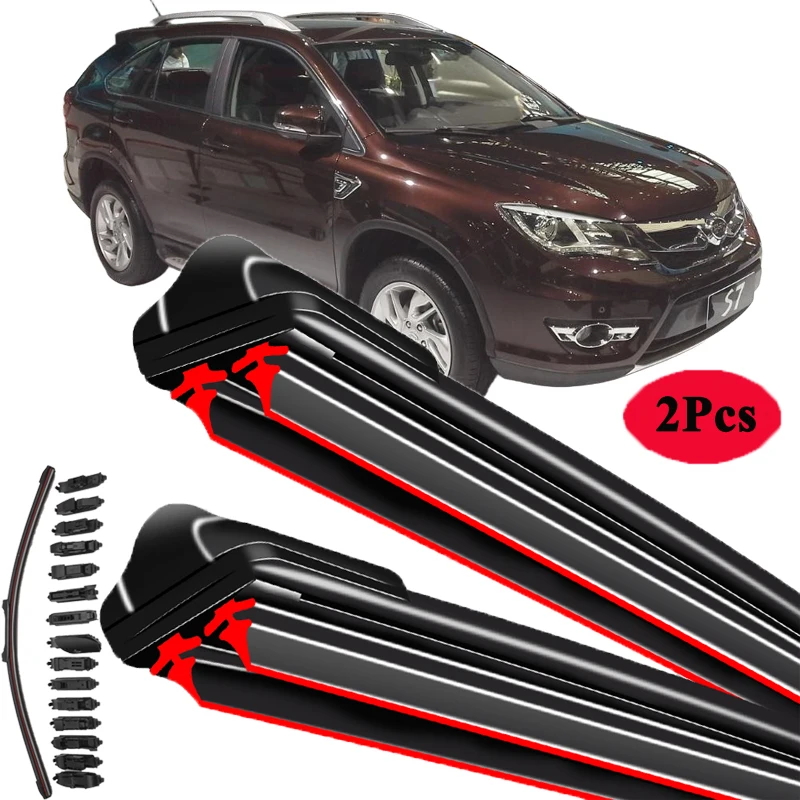 

For BYD S2 S6 S7 2011-2024 Car Windshield Wiper Blade Front Windscreen Brushes Washer Accessories Cleaning Replacement Parts