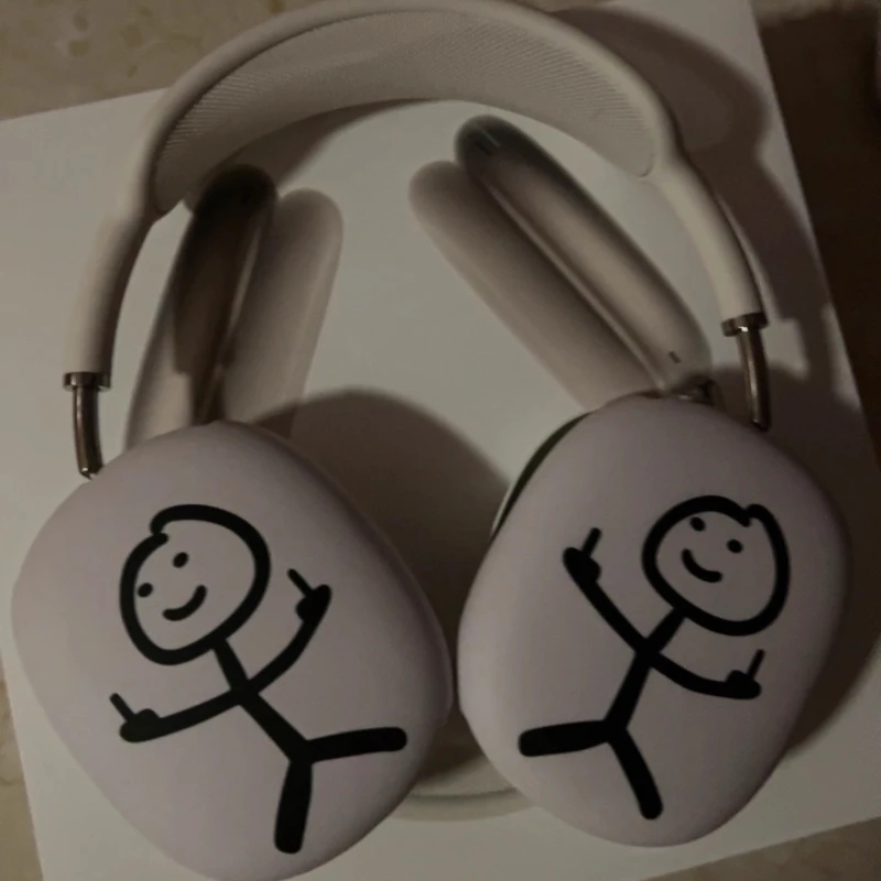 

For AirpodsMAX Resin Earphone Case Cover Custom Personalize Protective graffiti Head Mounted Decoration AccessoriesY2K