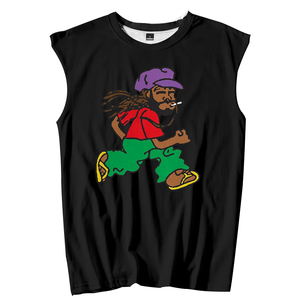 Aminé 13 شهرًا من Sunshine Merch تانك القمم مغني الراب Amine Tour de Dance 2025 سترة دون أكمام للنساء والرجال ملابس الشارع الخارجية