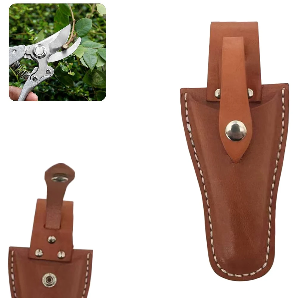 กระเป๋าใส่เครื่องมือหนังสําหรับกรรไกรช่างไฟฟ้าและคีมเชื่อมพร้อมตัวยึดที่ปลอดภัยและตะขอเกี่ยวเข็มขัดแบบยืดหยุ่น