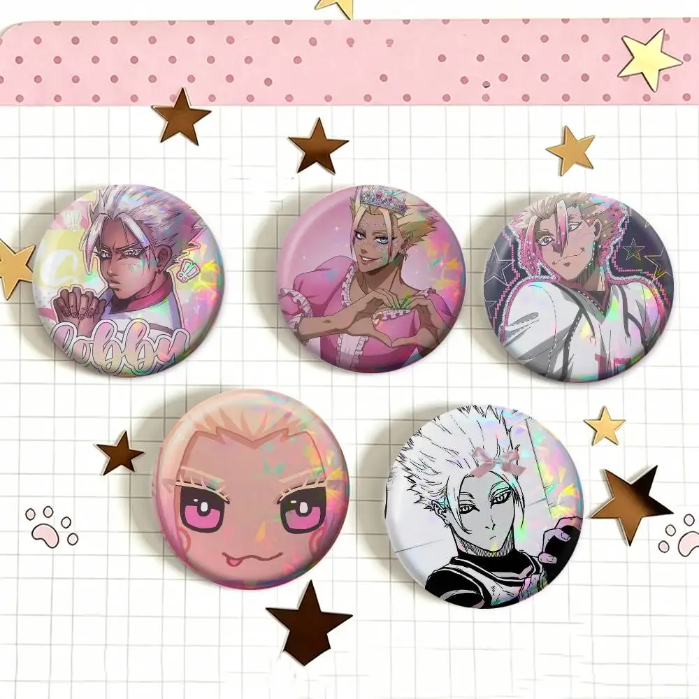 Shidou Ryusei   Laser Badge Applicable For Backpack Clothes Hats Decor Creative Accessories
