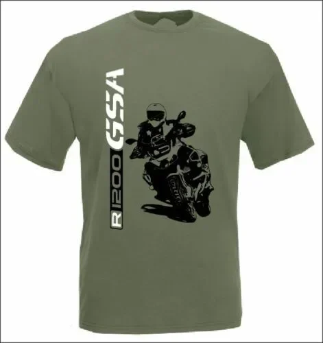 Adventure Motorcycle R1200 GSA T-Shirt 100% Cotton O-Neck Summer Short Sleeve Casual Mens T-shirt Size S-3XL