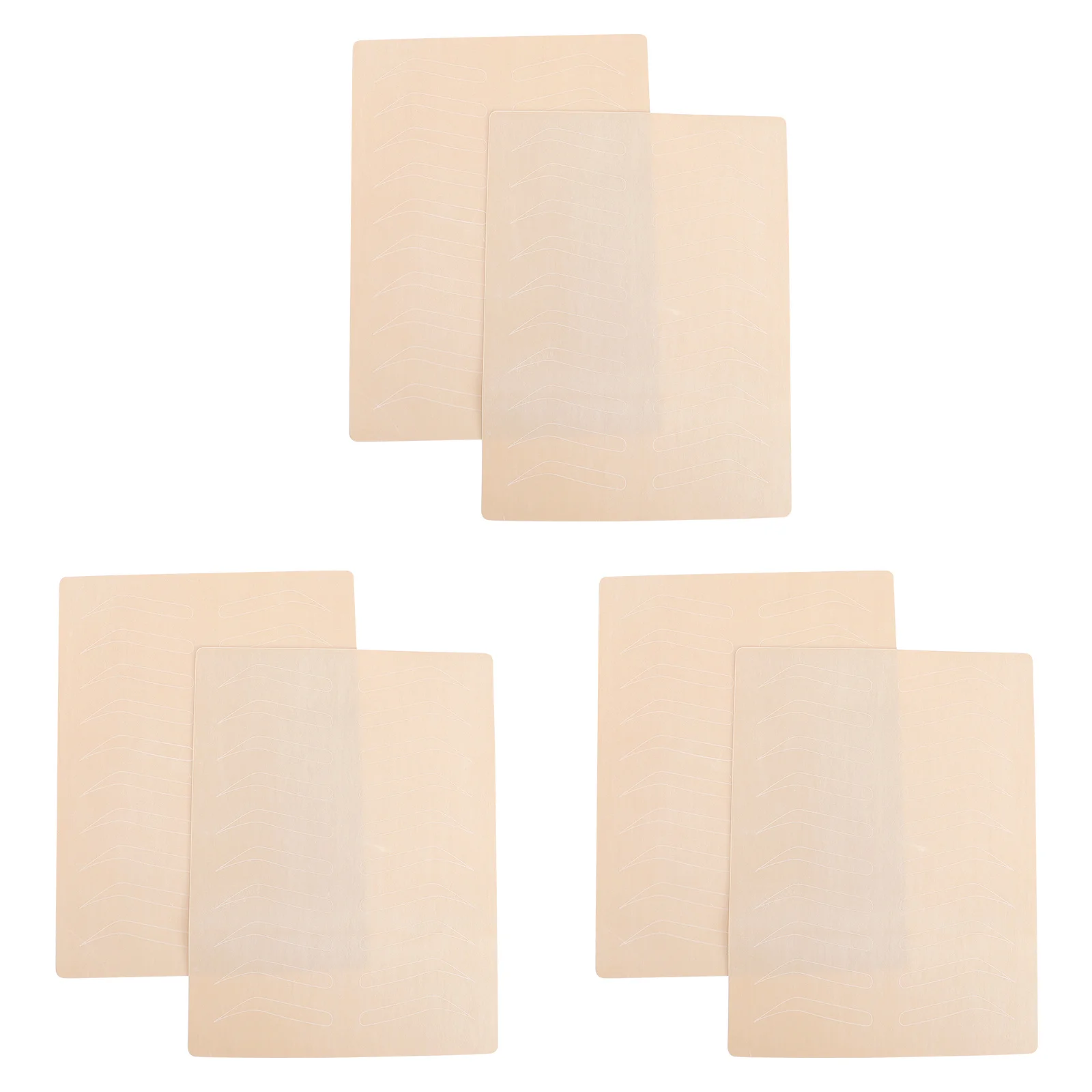 

double side practice skin skin sheet salon practice skin microblading eyebrow practice skin