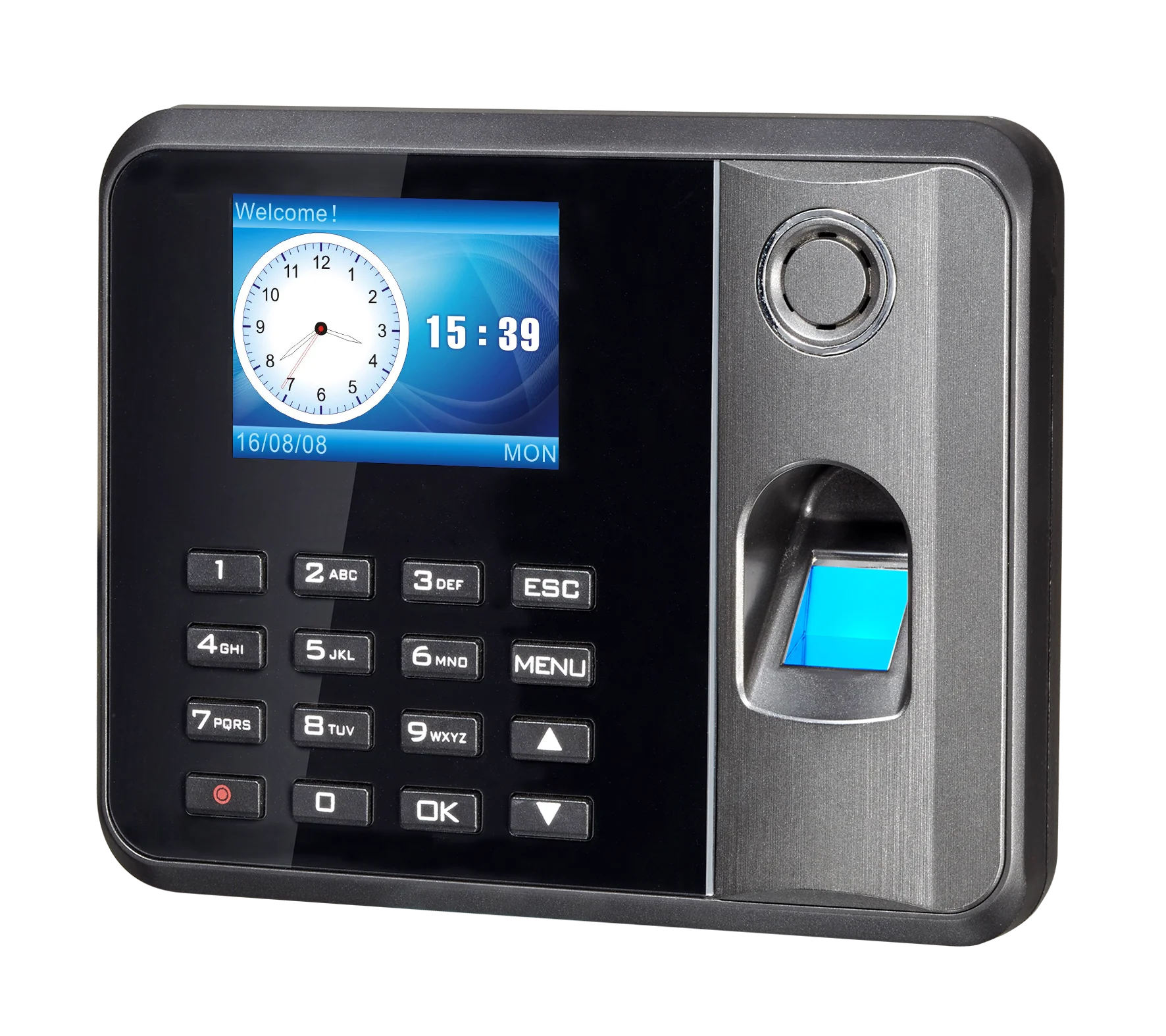 zx2800 Standalone Excel Report Biometric Employee Fingerprint Time Attendance Machine Time Recording