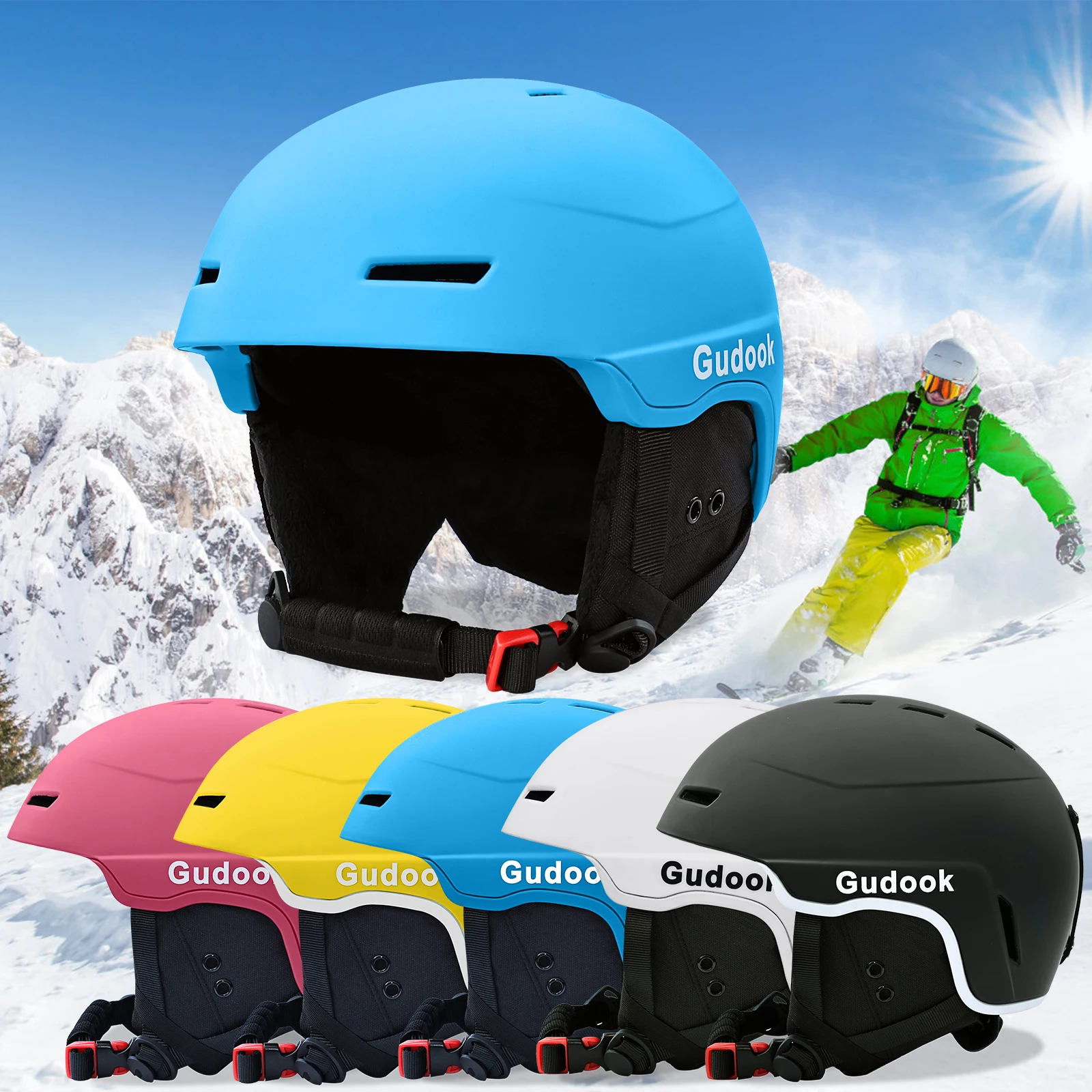 

Ski Helmet - Snowboard Helmet for Adults & Youth -Snow Helmet with PC Shell and EPS Foam， Snow Sport Helmet Snowboard Helmet