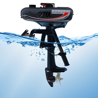 2 Stroke 3.5HP Outboard Motor Heavy Duty Motor 2500W Boat Motor with CDI Ignition System Water Cooling System 4000-5000r/Min