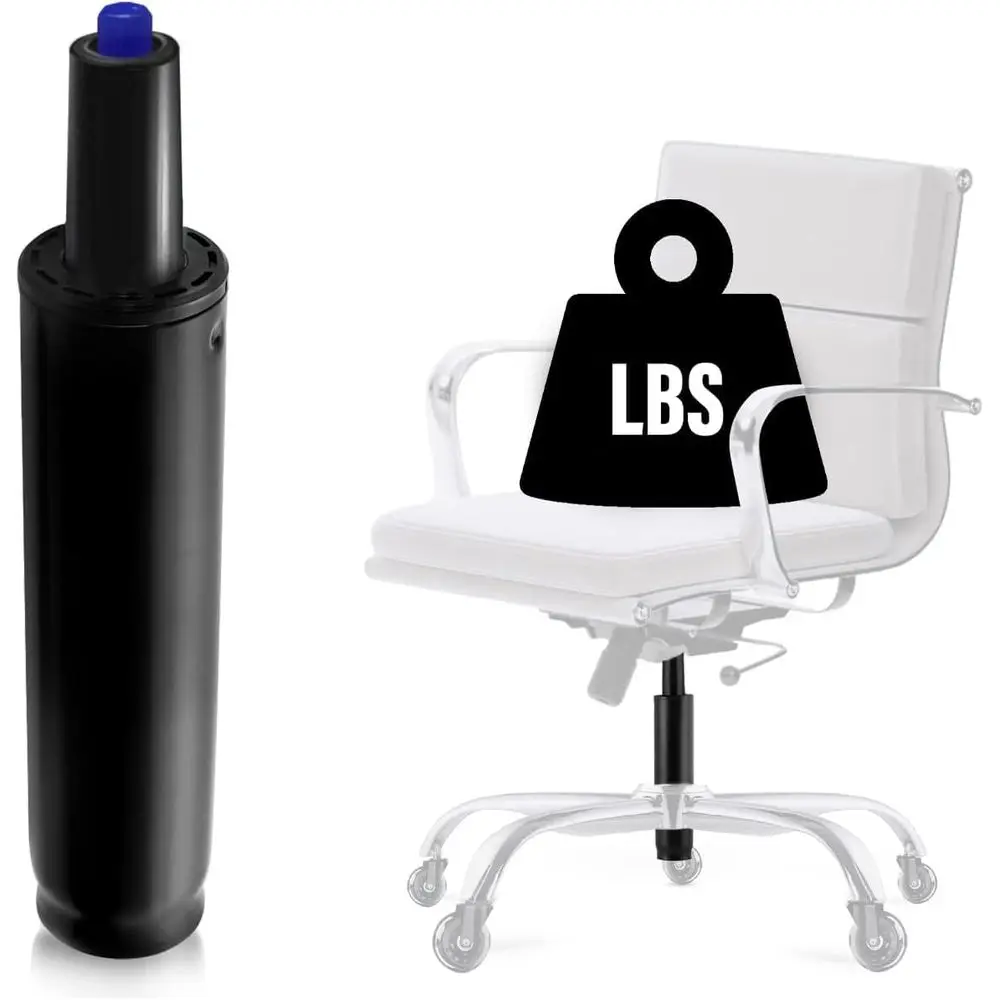 

Газовый баллон для офисного стула 10-15 дюймов, диаметр 4,5, сверхмощный, 1000 фунтов, подходит для большинства стульев, класс 4, черный