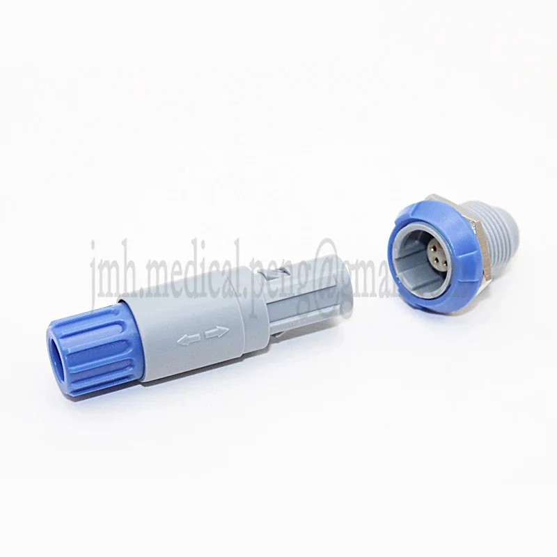 PKB 1P 60 Degree 2 3 4 5 6 7 8 9 10 12 14 Pins Hole Two Keyings Medical Plastic Push-pull self-locking Female socket Connector