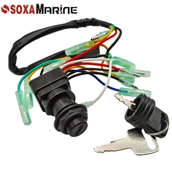 Ignition Switch Assy with Key For Yamaha 75 85 115 150HP 2 Stroke 4 Stroke Outboard Motor Control Box 703-82510-43-00 MP51040