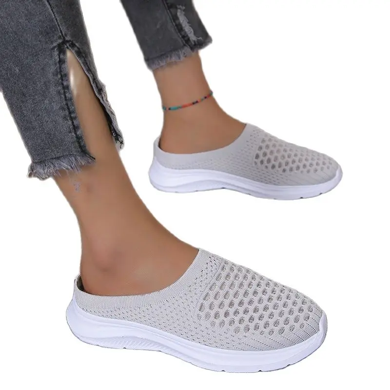 Casual Chunky Female Sneakers Women\'s Shoes Summer 2024 Trend Breathable Mesh Sports Shoes Light Soft Sole For Gym Running Shoes