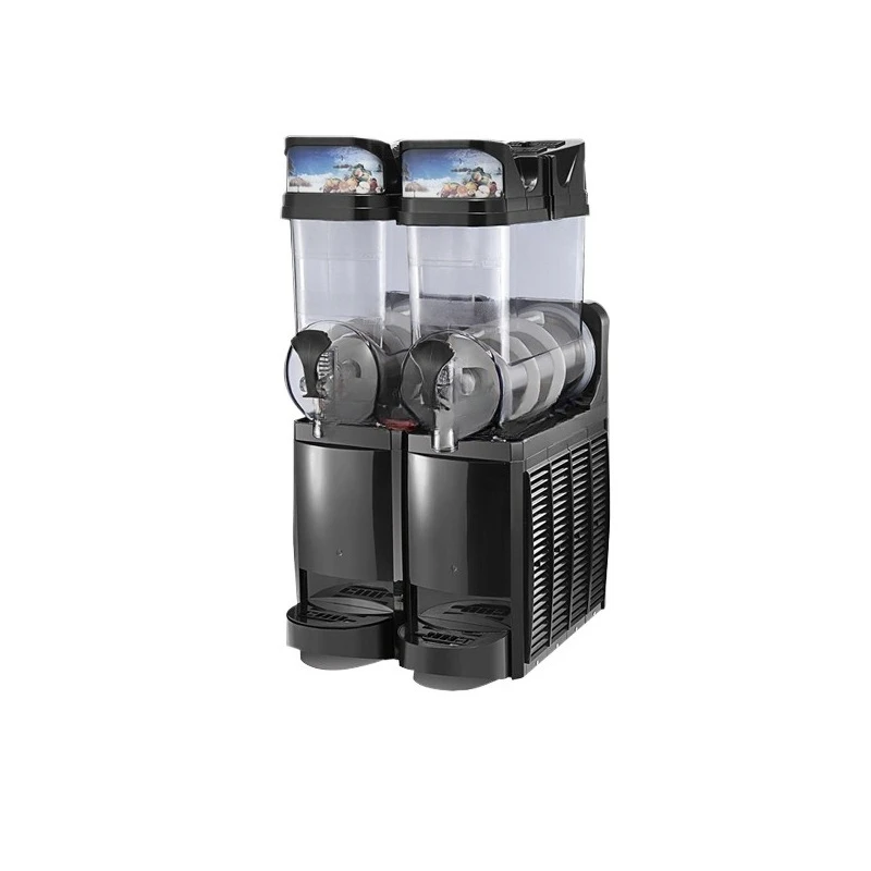 

Double cylinder snow melting machine, milk tea shop slush machine smoothie machine, automatic juice beverage cold drinking