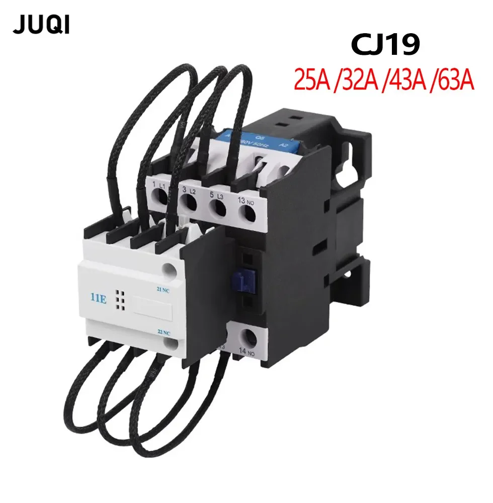 AC contactor CJ19-25 32 43 63A Switching capacitor compensation cabinet 220v380v reactive power compensation