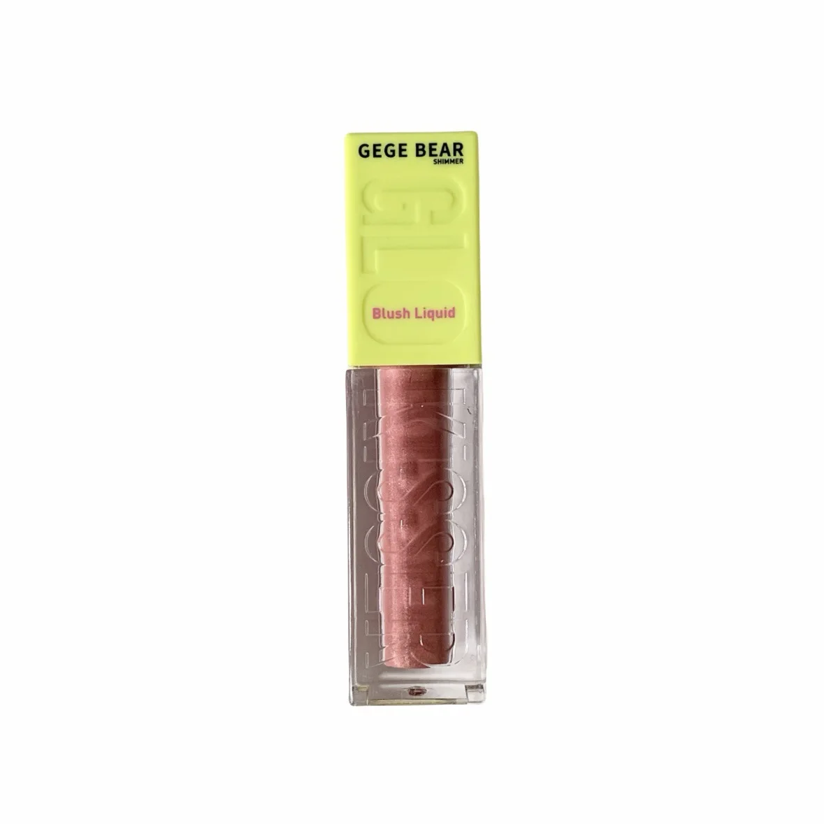 Gege Bear – fard à joues à paillettes, liquide blanchissant, maquillage naturel nu, lèvres et joues, liquide à double usage, Rouge