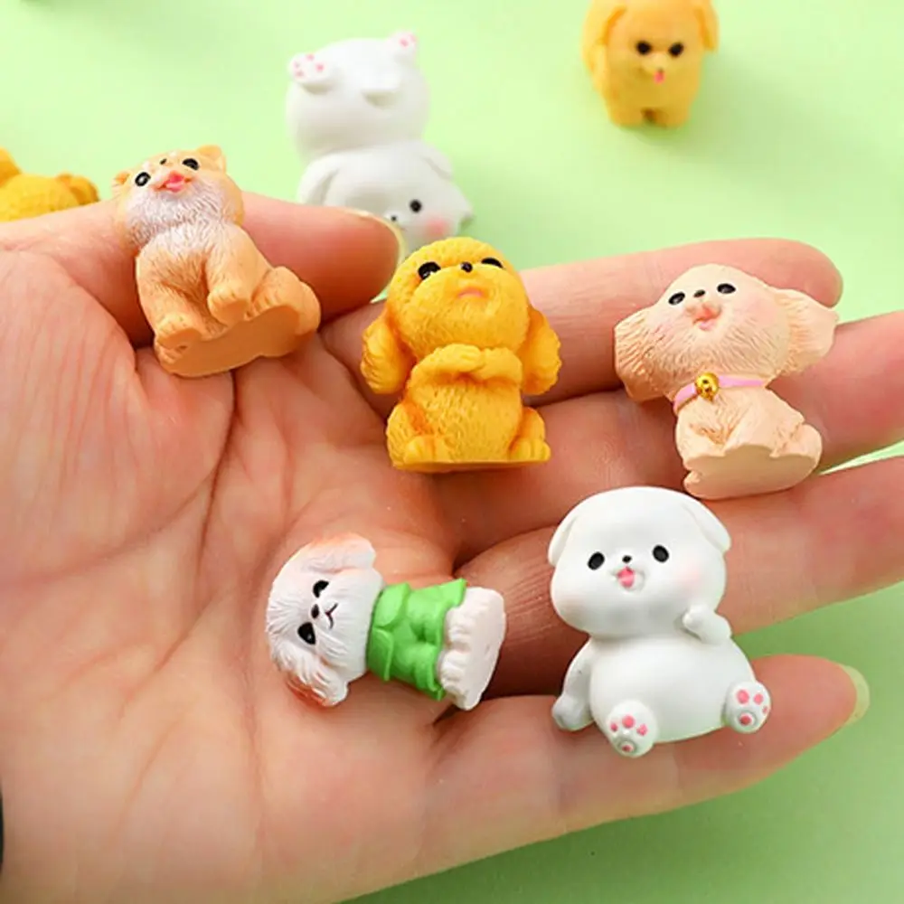 Child's Day Fake Candy Rabbit Model Play Doll Miniature Simulation Animal Toys Dollhouse Kawaii Mini Dog Model Party Favors