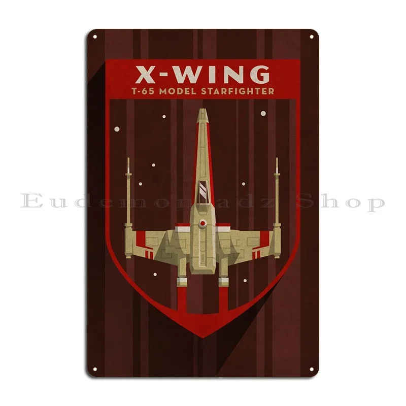 X-Wing Metal Sign Decoration Living Room Bar Design Party Tin Sign Poster