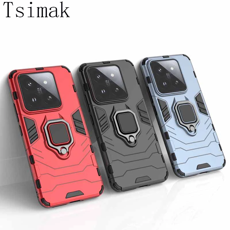 Shockproof Armor Case For Xiaomi 14 Ultra 13 Lite 13T POCO F5 X5 X6 Pro Phone Cover for Redmi Note 13 Pro Plus A3 13C Back Coque