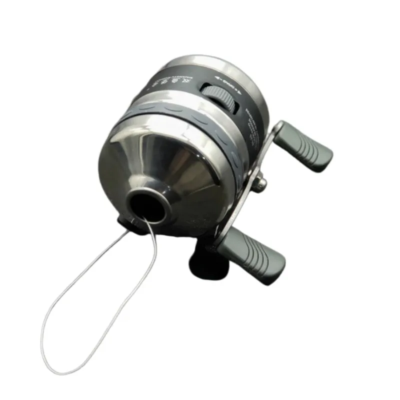 Carretilha de Pesca BL25 Spincast, Carretilha de Aço Inoxidável com Face Fechada e Relação de Engrenagem para Pesca com Arco, Pré-enrolada