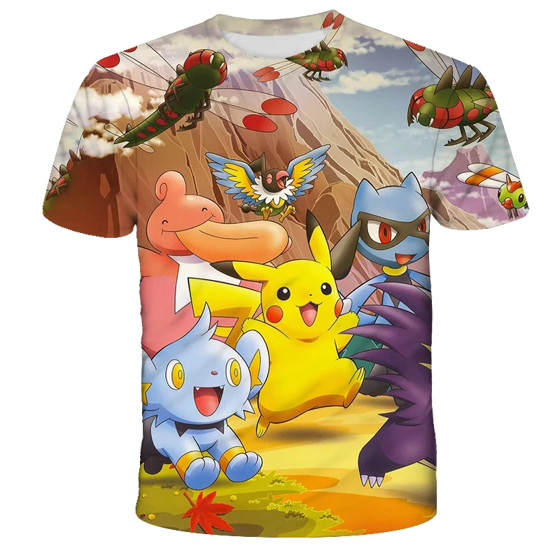 Crianças juventude camiseta estilo moda manga curta camiseta impressa padrão dos desenhos animados casual juventude e crianças camiseta