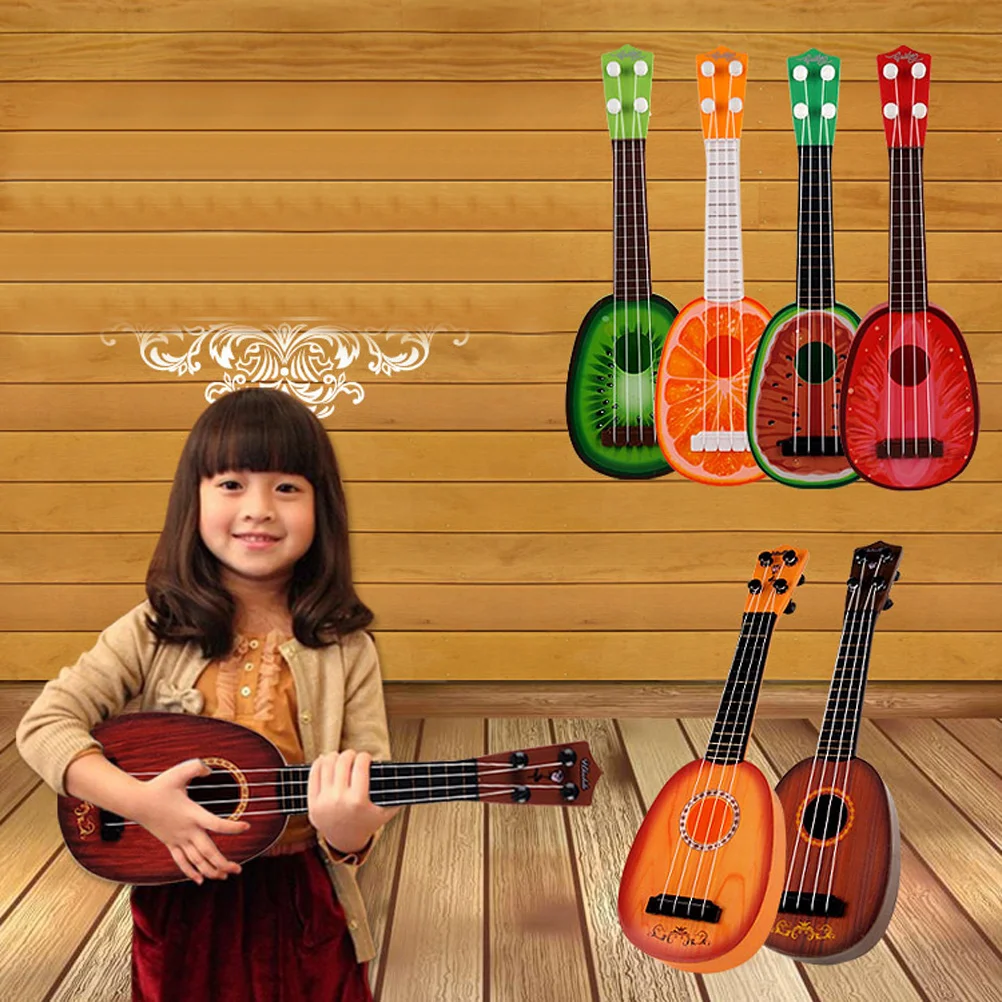 Mini jouet musical Fruit pour enfants, jouet de jeu pour enfants, JEUkulele, Neutre eau