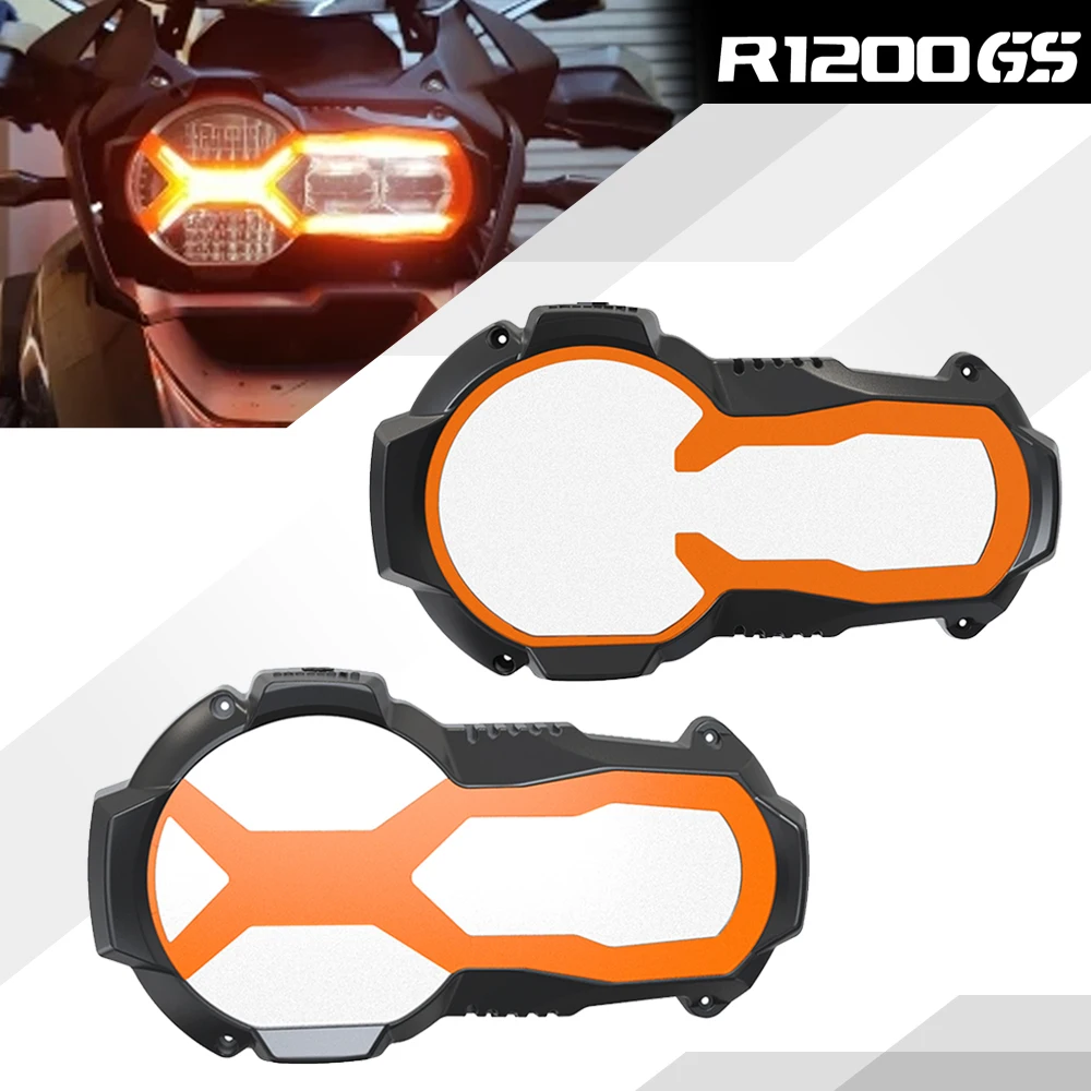 2023 For BMW R1200GS LC GSA R1250GS R 1200GS 1250GS ADV Adventure 2024 Motorcycle Headlight Protector With 4 Fluorescent Covers