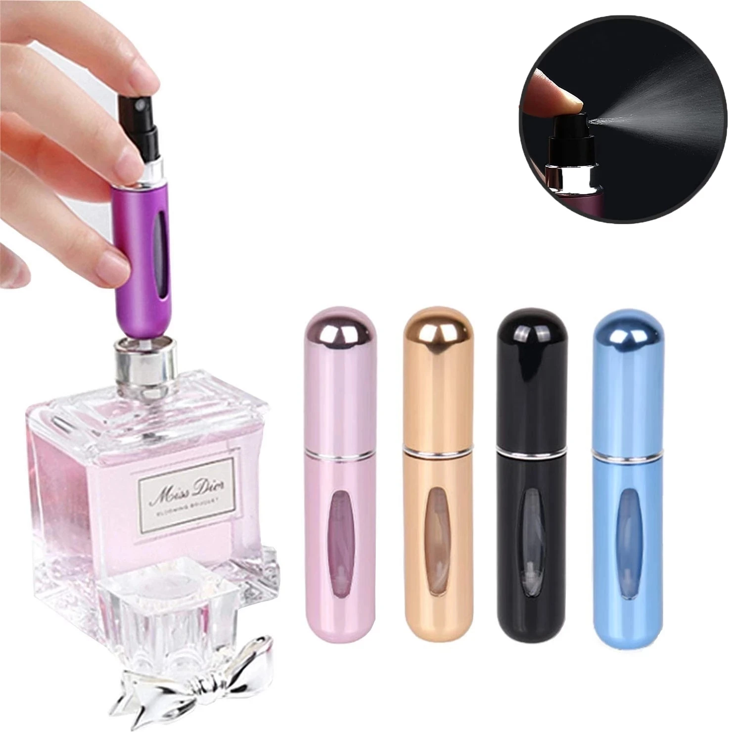 Cosmetic Storage Perfume Bottle Scrub Storage Portable Ultra Light Mini Storage Box Travel Prepare Cosmetic Storage Accessories