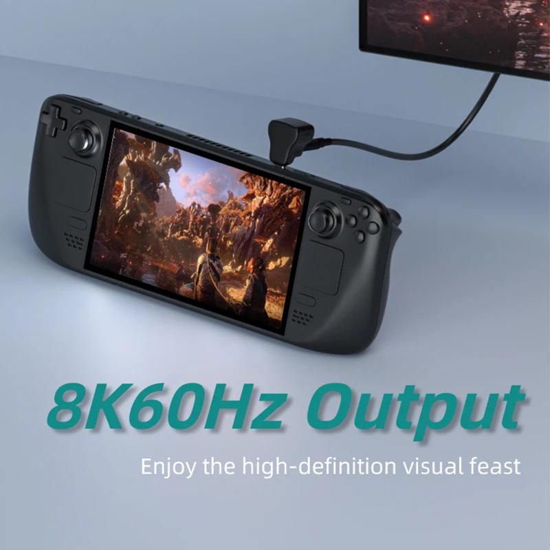 محول USB-C على شكل حرف U 180 درجة لوحدة التحكم Asus Rog Ally/NS Switch من النوع C ذكر إلى أنثى 20 جيجابت في الثانية PD140W محول شحن سريع