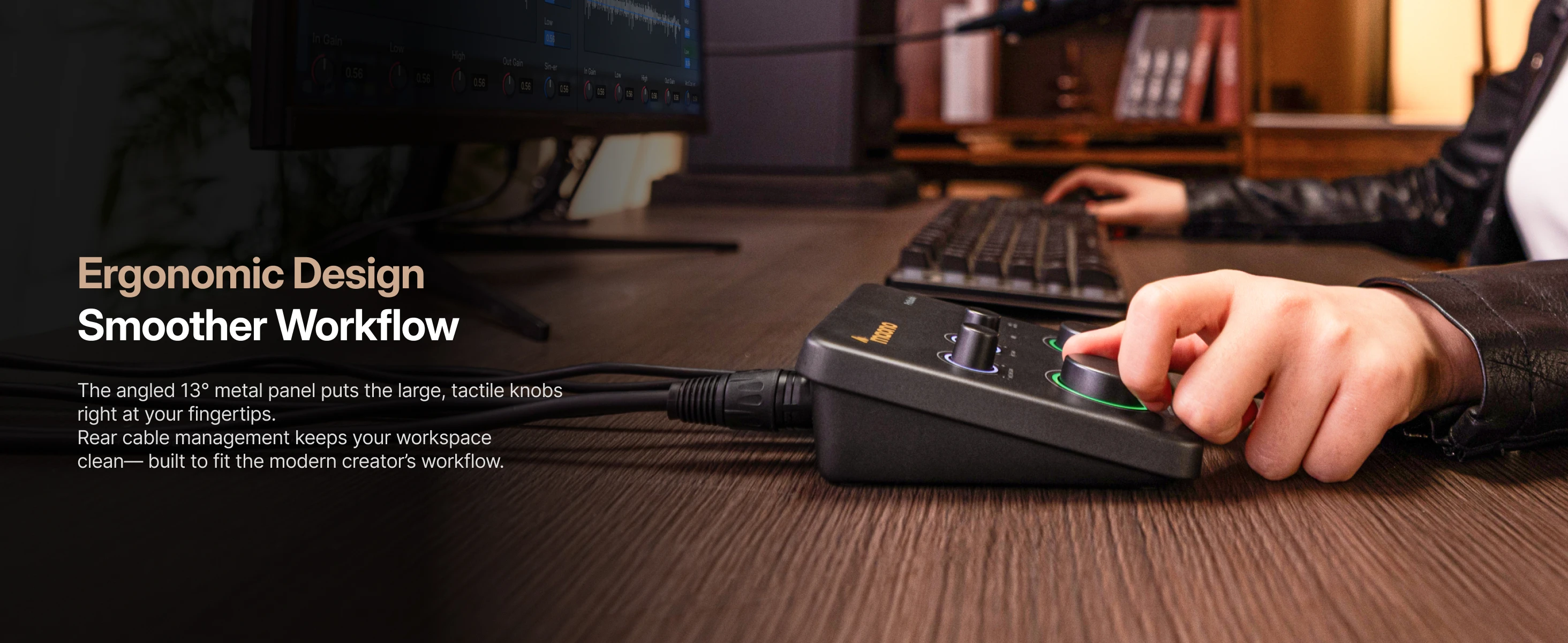 MAONO P1 Hybrid Audio-Interface mit 70dB Verstärkung für PC, Telefon, iPad, Gitarre, Auto-Gain, Loopback, ASIO für Podcast, Streaming, Musikaufnahme – Detail 22