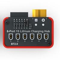 For SKYRC B6neo 6-Channel 1S LiPo Battery Charging Adapter Suitable To PH2.0/BT2.0 OSH 6-Port 1S Battery Charging Hub