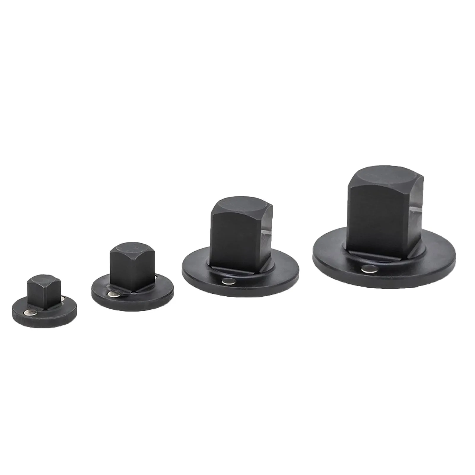 4Pcs Low Profile Socket Adapter Set Insert Drive Reducing Socket Stainless Steel 1inx3/4in 3/4inx1/2in 1/2inx3/8in 3/8inx1/4in