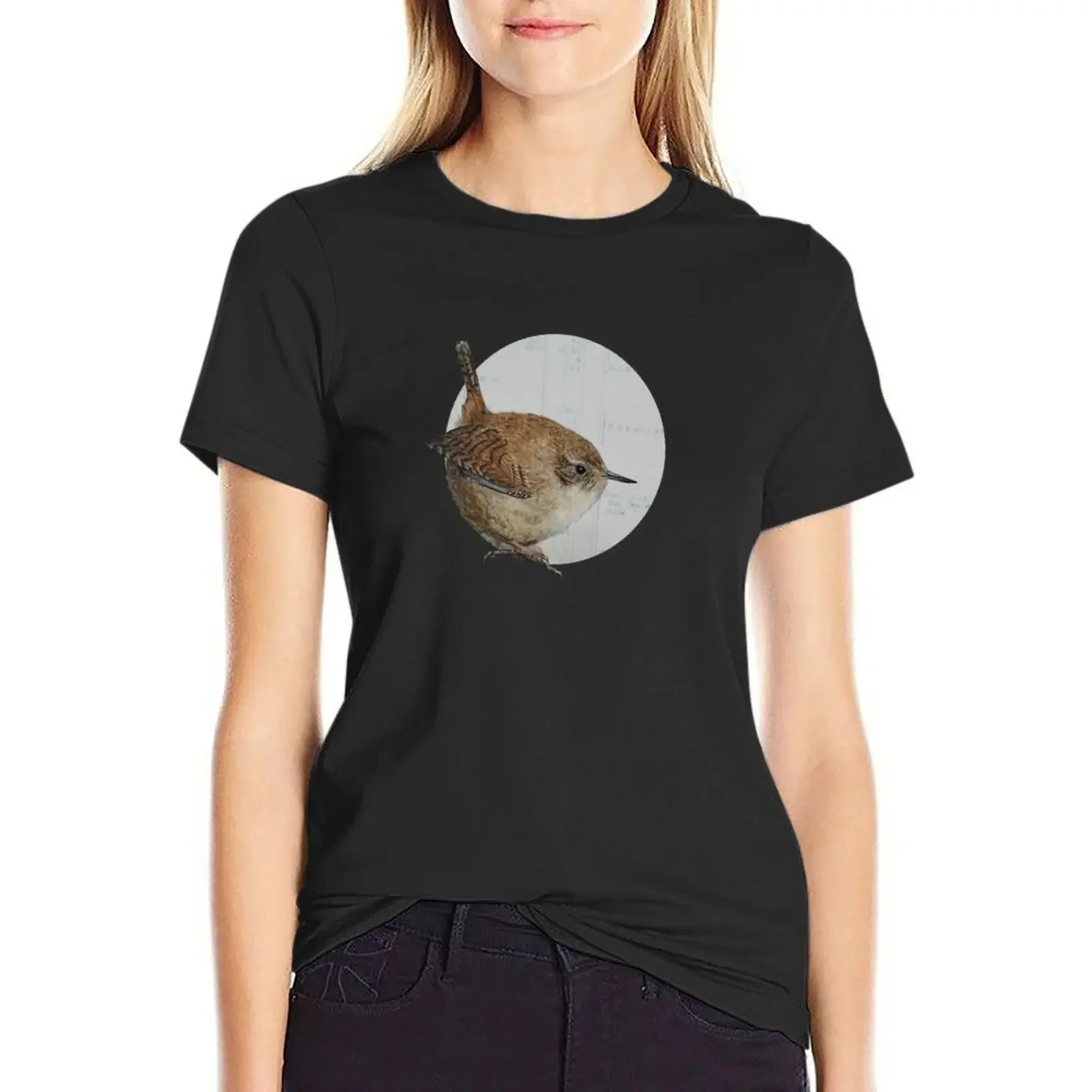 

Wren T-Shirt summer top customs blanks Women clothing