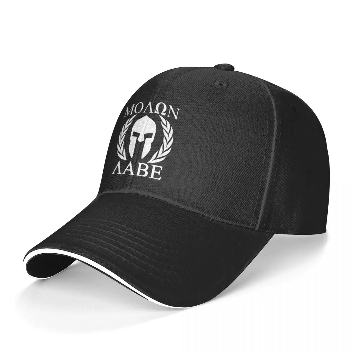 Molon Labe SPARTAN Trucker หมวก Snapback สำหรับผู้ชายเบสบอลหมวกบุรุษหมวกแก็ปสำหรับโลโก้