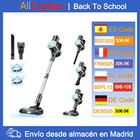 PrettyCare Cordless Vacuum Cleaner WC02 23KPa, Stick Vacuum with 1.3L Dust Box, LED Floor Brush for Carpet and Pet Hair
