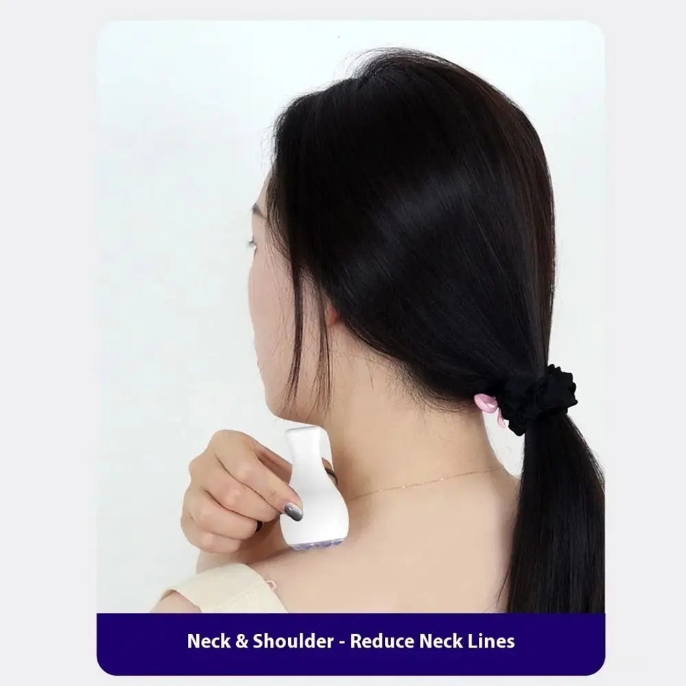 360 Degree Rotate Handheld Facial Roller Jade Bead Face Lift Jade Ball Massager Skin Tightening Comfortable