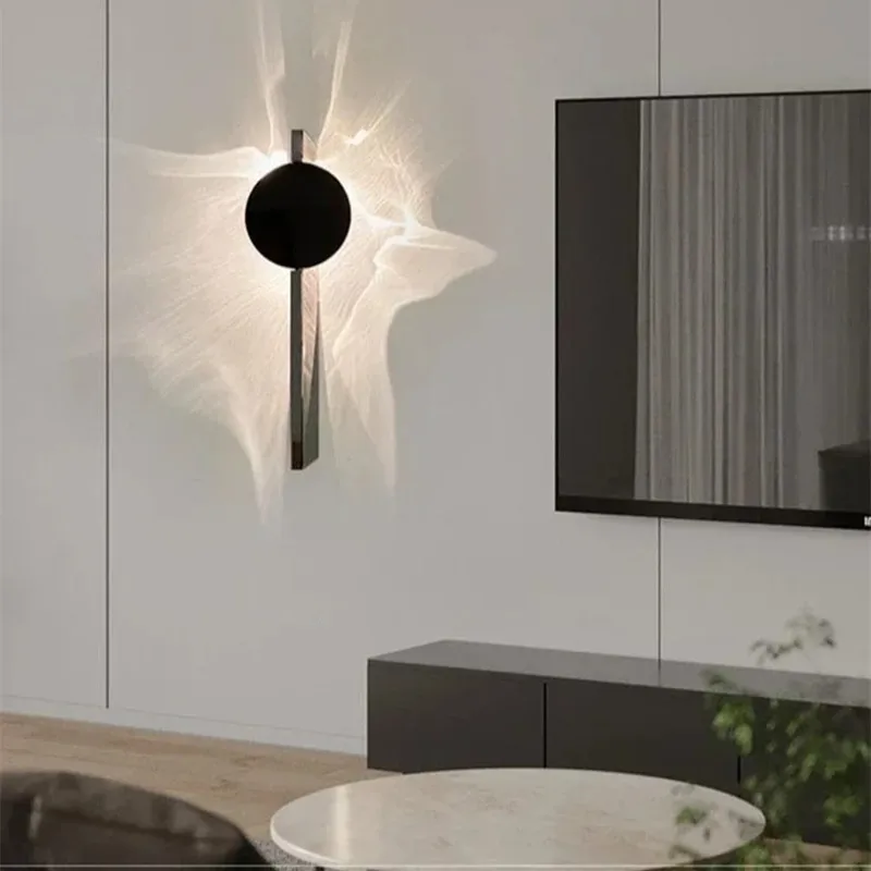 

Современный настенный светильник для гостиной из нержавеющей стали, креативный волнистый блеск, домашний декор, коридор, настенное бра, спальня, прикроватная тумбочка, светодиодная ночь