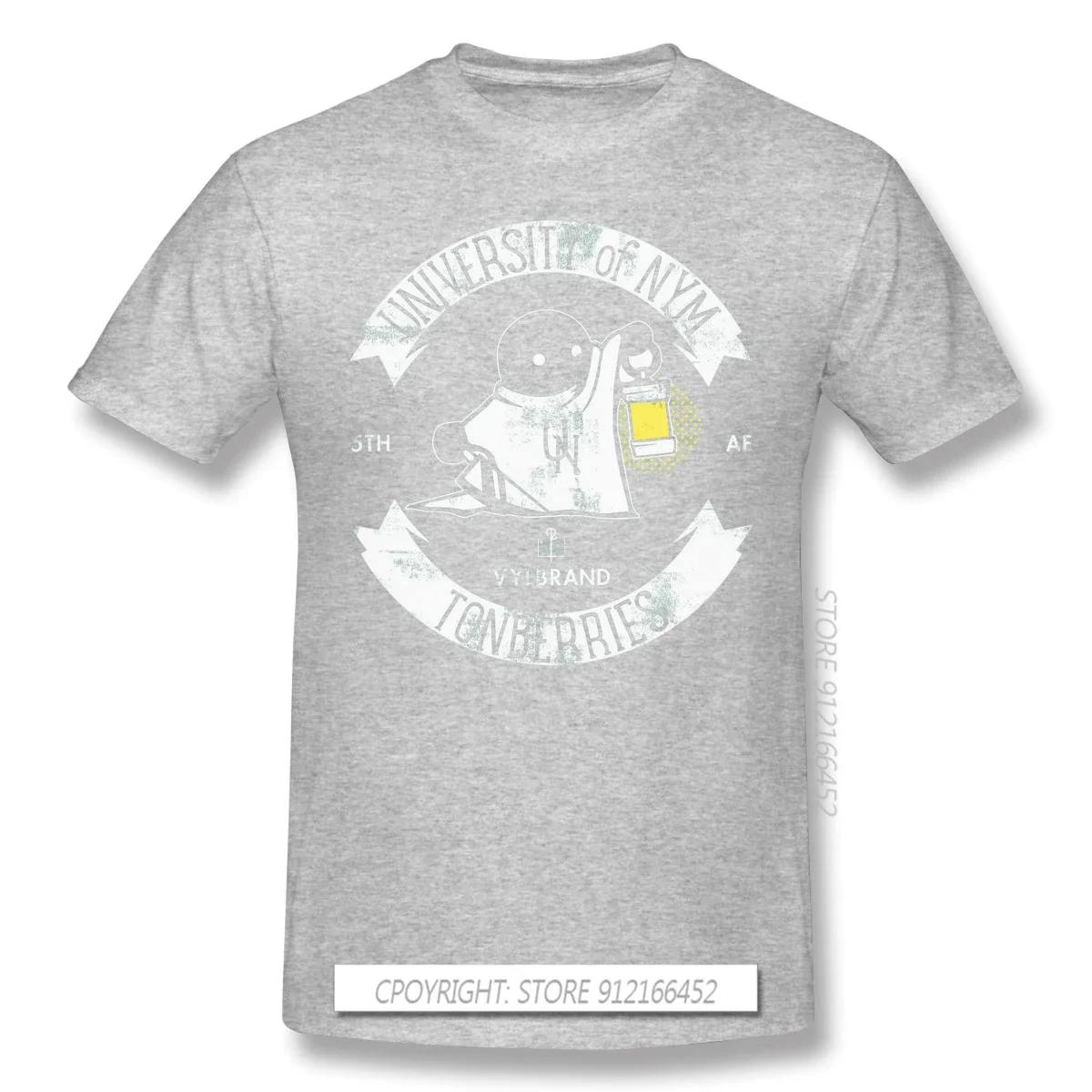 تي شيرت رجالي قصير الأكمام من القطن الخالص ، لعب الأدوار الخيالية النهائية ، جامعة Nym ، تي شيرتات TONBERRIES FFXIV ، سلسلة ألعاب الفيديو #3