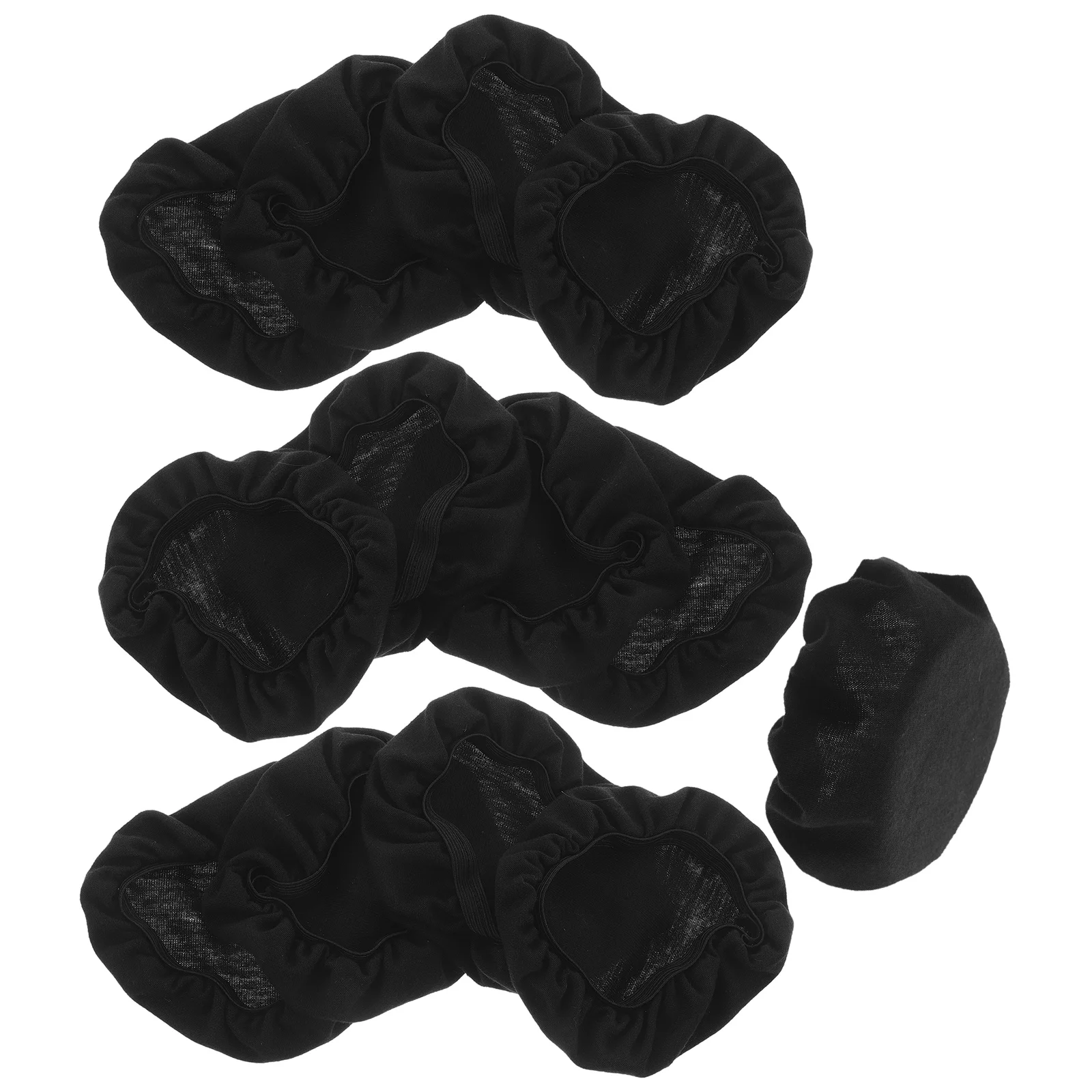 

10Pcs Stretchable Headphone Covers Washable Ear Pads Protectors Soft Fabric Headphones Covers Reusable Protective Cover for Over