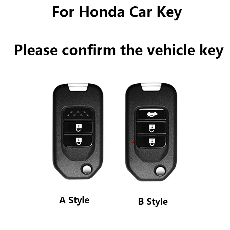 TPU Car Flip Key Case Cover Shell Fob For Honda Accord Civic Fit HRV XRV Odyssey CRV CR-V Crider Pilot Keychain Accessories