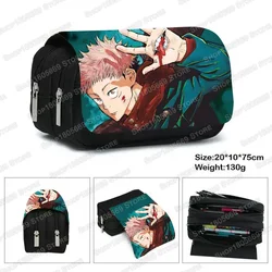 Anime Jujutsu Kaisen Pencil Bag Yuji Ltadori Woman Cosmetic Bags Boy Girl Stationery Box Children Pencil Case School Bag Gift