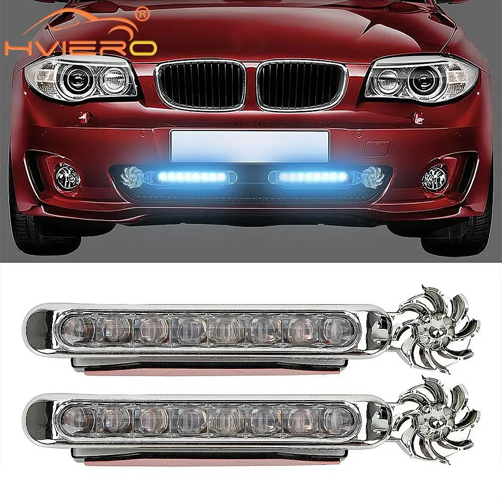 

2 шт., автомобильные фонари с вращением вентилятора