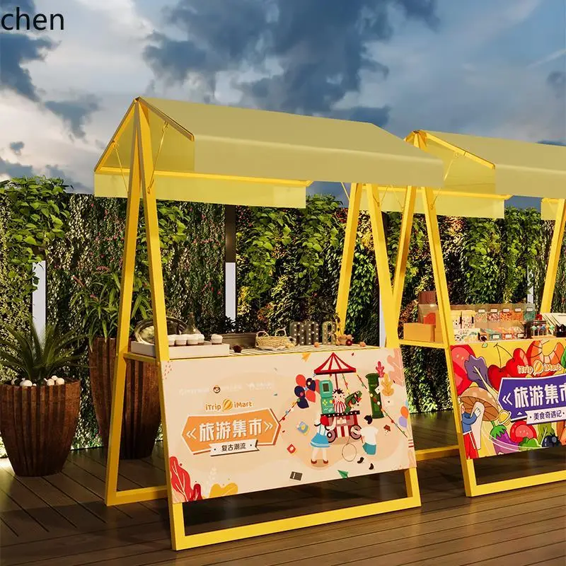 

LXC Market Mobile Stall Rack for Scenic Area Tourism Sales and Outdoor Display Activities