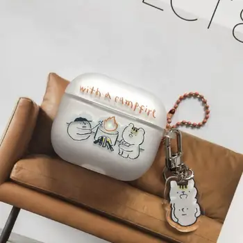 Etui Creative Indicator Light Case dla AirPods Pro 2 2nd 3 2 1 Cover Transparent Soft TPU Funda dla Airpods Pro 2 Pro2 USB C Cases